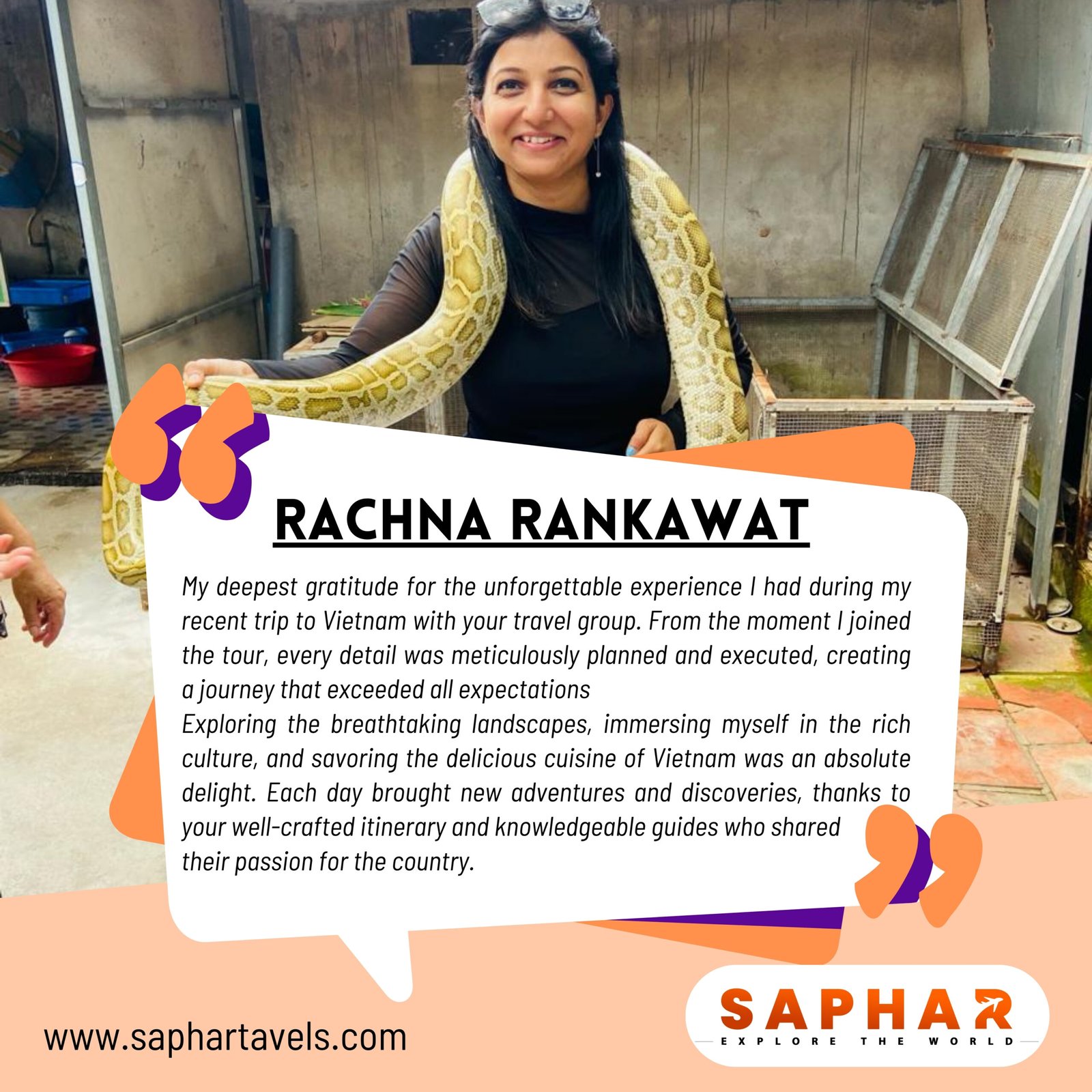 Rachna Rankawat feedback